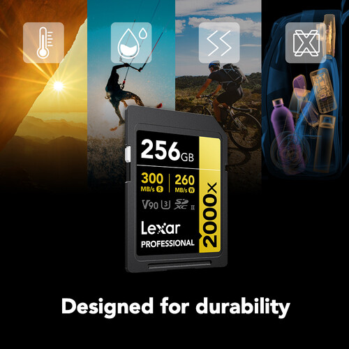 Lexar 256GB Professional 2000x UHS-II SDXC - 2